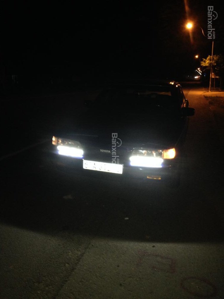 Toyota Camry LE 1988 - Bán Toyota Camry LE năm 1988, màu xanh lam, xe nhập, 113 triệu