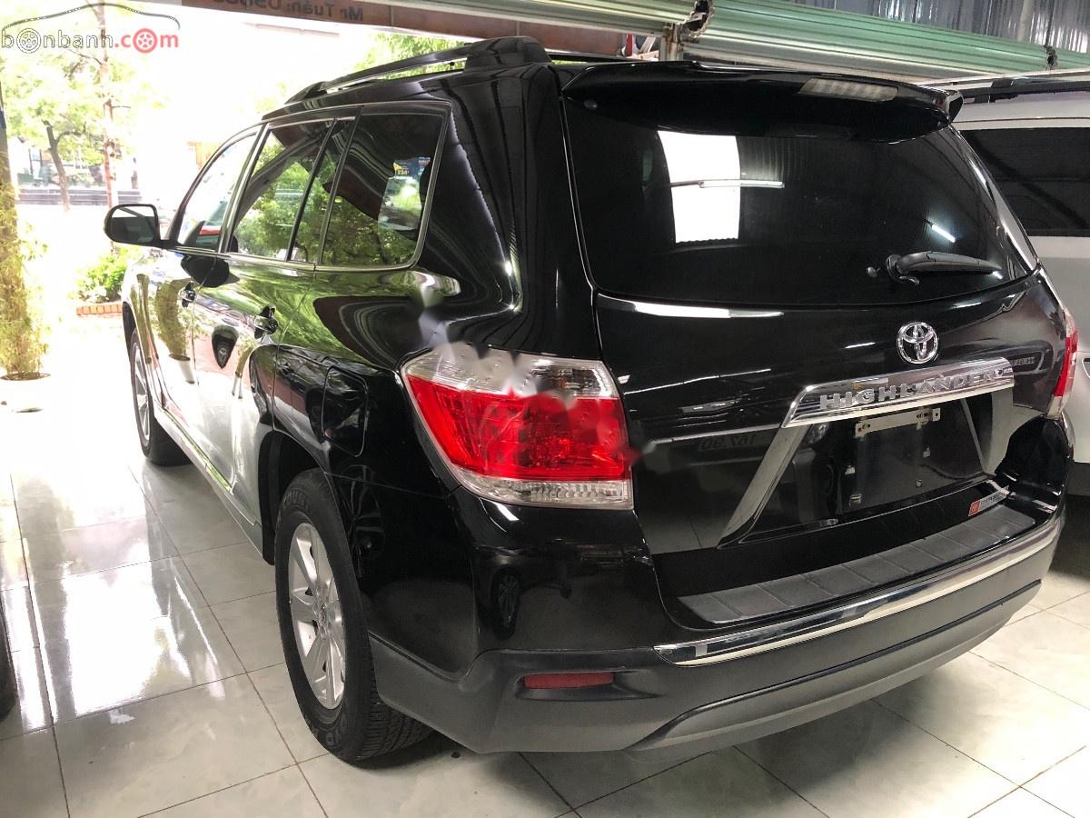 Toyota Highlander SE 2.7 2012 - Bán Toyota Highlander SE 2.7 đời 2012, màu đen, xe nhập như mới