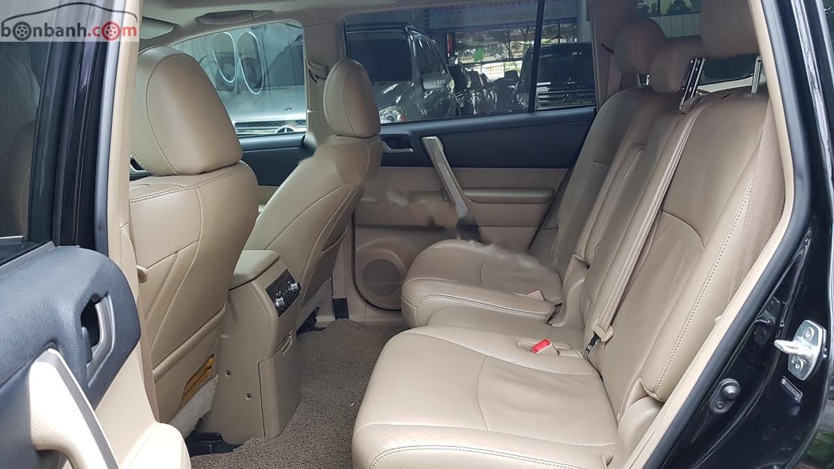 Toyota Highlander SE 2.7 2012 - Bán Toyota Highlander SE 2.7 đời 2012, màu đen, xe nhập như mới