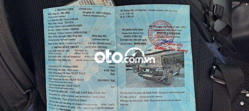 Toyota Land Cruiser Bán xe  LC80 MT máy Dầu 4.2 Sx 1996 1996 - Bán xe Land Cruiser LC80 MT máy Dầu 4.2 Sx 1996