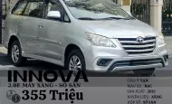 Toyota Innova 2.0E 2015 - Cần bán Toyota Innova 2.0E năm 2015, màu bạc, giá chỉ 355 triệu giá 355 triệu tại Tp.HCM