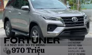 Toyota Fortuner 2.4 máy dầu số tự động 2021 - 𝗧𝗼𝘆𝗼𝘁𝗮 𝗙𝗼𝗿𝘁𝘂𝗻𝗲𝗿 𝟮.𝟰𝗗𝗔𝗧 𝟰𝘅𝟮 𝟮𝟬𝟮𝟭- 𝗦𝗨𝗩 𝟳 𝗰𝗵𝗼̂̃ 𝗺𝗮́𝘆 𝗱𝗮̂̀𝘂 𝘀𝗼̂́ 𝘁𝘂̛̣ đ𝗼̣̂𝗻𝗴  giá 970 triệu tại Tp.HCM