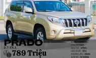 Toyota Land Cruiser Prado 2.7 TXL 2010 - Bán xe Toyota Land Cruiser Prado 2.7 TXL đời 2010, màu vàng, nhập khẩu, 789 triệu giá 789 triệu tại Tp.HCM