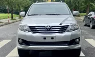 Toyota Fortuner 2.7V 4x2 AT 2015 - Bán ô tô Toyota Fortuner 2.7V 4x2 AT năm 2015, màu bạc giá cạnh tranh giá 380 triệu tại Tp.HCM