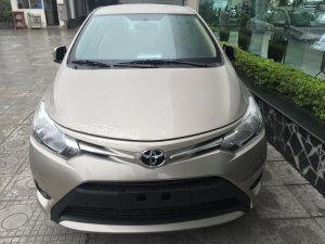 Toyota Vios 1.5E 2016 - Thăng bán xe Toyota Vios 1.5E số sàn 2016 màu vàng cát - Xe chạy 1 vạn đẹp như mới, có trả góp - Xem ngay