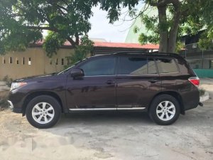 Toyota Highlander   2011 - Bán xe Toyota Highlander đời 2011, màu đỏ mận, nội thất da màu kem sang trọng