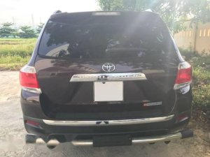 Toyota Highlander   2011 - Bán xe Toyota Highlander đời 2011, màu đỏ mận, nội thất da màu kem sang trọng