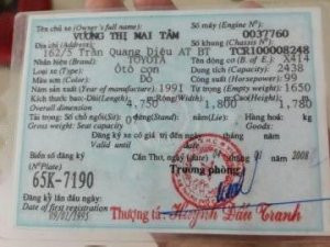 Toyota Van 1991 - Bán ô tô Toyota Van đời 1991, màu đỏ