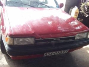 Toyota Carina   1990 - Cần bán gấp Toyota Carina đời 1990, màu đỏ, nhập khẩu nguyên chiếc, giá 30tr