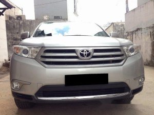 Toyota Highlander SE  2012 - Bán ô tô Toyota Highlander SE sản xuất năm 2012, màu bạc, nhập khẩu nguyên chiếc số tự động