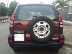 Toyota Prado 2002 - Bán ô tô Toyota Prado đời 2002, màu đỏ, nhập khẩu Nhật Bản