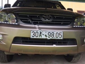 Toyota Fortuner SR5 2.7 AT 2007 - Bán Toyota Fortuner SR5 2.7 AT sản xuất 2007, màu vàng, xe nhập chính chủ, 458 triệu