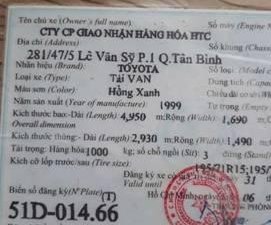 Toyota Hiace   1999 - Bán ô tô Toyota Hiace đời 1999, màu bạc