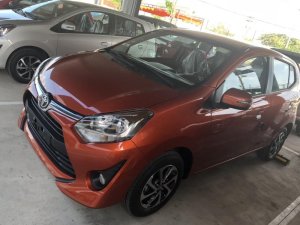 Toyota Wigo 1.2MT 2019 - Bán Toyota Wigo 1.2MT màu cam nhập khẩu nguyên chiếc, 345tr