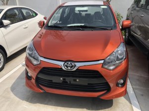 Toyota 1.2AT 2018 - Xe Toyota Wigo 1.2AT màu cam đời 2019, nhập khẩu chính hãng