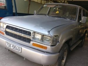 Toyota Land Cruiser 3.4 MT 1986 - Cần bán lại xe Toyota Land Cruiser 3.4 MT đời 1986, màu bạc, xe nhập