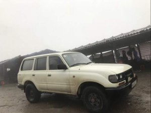 Toyota Land Cruiser   1990 - Bán ô tô Toyota Land Cruiser 1990, màu trắng, xe nhập, 96 triệu 