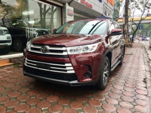 Toyota Highlander LE 2018 - Bán Toyota Highlander LE đời 2018, màu đỏ, xe nhập