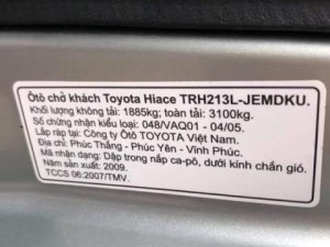 Toyota Hiace 2009 - Bán Toyota Hiace đời 2009, màu bạc