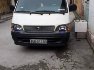 Toyota Hiace   2002 - Bán xe Toyota Hiace đời 2002, màu trắng, xe tốt, hoạt động bình thường, không va quệt