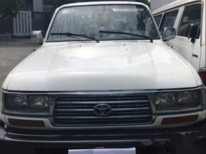 Toyota Land Cruiser 1996 - Bán Toyota Land Cruiser sản xuất 1996, màu trắng, nhập khẩu, 7 chỗ