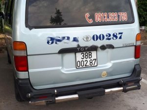 Toyota Hiace     2002 - Bán ô tô Toyota Hiace sản xuất 2002, màu xanh lam 