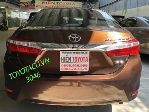 Toyota Corolla   2016 - Cần bán Toyota Corolla sản xuất 2016, màu nâu như mới