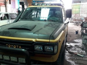 Toyota Land Cruiser 1990 - Cần bán lại xe Toyota Land Cruiser năm sản xuất 1990, màu vàng, nhập khẩu
