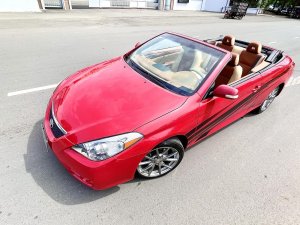 Toyota Solara 2008 - Toyota Solara nhập Mỹ 2008 mui xếp, bản cao cấp hàng hiếm, 2 cửa 5 chỗ, màu đỏ, hàng full đồ chơi