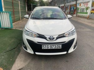 Toyota Vios 1.5E CVT 2019 - Cần bán Toyota Vios 1.5E CVT năm sản xuất 2019, màu trắng  