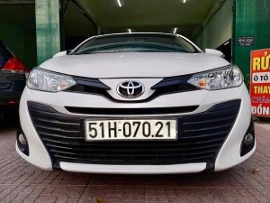 Toyota Vios 2019 - Bán ô tô Toyota Vios 1.5E CVT sản xuất 2019, màu trắng số tự động