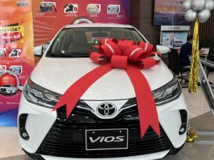Toyota Vios 2022 - Giảm tiền mặt lớn, tặng BHTV, tặng 1 năm rửa xe - Có sẵn xe giao ngay đủ màu