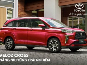 Toyota Veloz Cross 2022 - Chỉ 130tr nhận xe ngay, giảm giá tiền mặt, phụ kiện, bảo hiểm, sẵn xe giao ngay, mẫu MPV vượt trội trong tầm giá