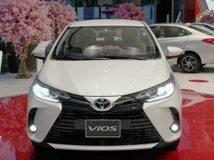 Toyota Vios 2022 - Xe màu trắng - Giảm đến 60 triệu tiền mặt
