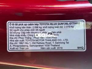 Toyota Hilux Đổi xe 7 chỗ cần bán   2.8G Platinum 2019 - Đổi xe 7 chỗ cần bán Toyota Hilux 2.8G Platinum