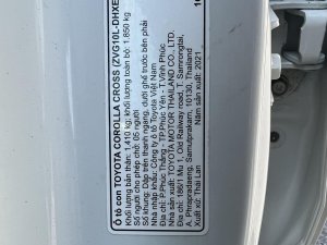 Toyota Corolla Cross 2021 - 1 chủ,màu trắng Ngọc trai,odo 1,9v km.