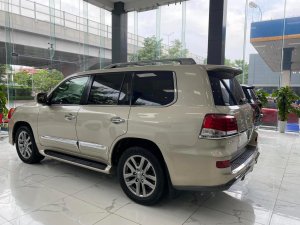 Toyota Land Cruiser Lexus LX570 2015 - Bán Lexus LX570 màu vàng cát,sản xuất 2015,1 chủ từ đầu, full hoá đơn.