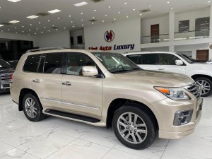 Toyota Land Cruiser Lexus LX570 2015 - Bán Lexus LX570 màu vàng cát,sản xuất 2015,1 chủ từ đầu, full hoá đơn.