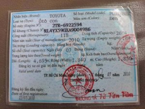 Toyota Fortuner v 2010 - Toyota Fortuner 2010 máy xăng số tự động 2 cầu, 1 chủ TP- 355Tr.