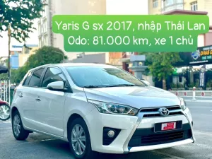 Toyota Van G 2017 - Yaris G sx 2017, chạy 81.000 km, xe 1 chủ BS HCM , giá trên còn giảm