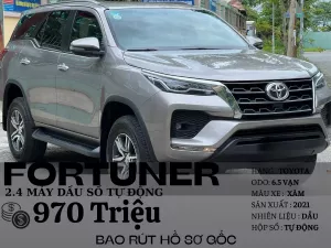 Toyota Fortuner 2.4 máy dầu số tự động 2021 - 𝗧𝗼𝘆𝗼𝘁𝗮 𝗙𝗼𝗿𝘁𝘂𝗻𝗲𝗿 𝟮.𝟰𝗗𝗔𝗧 𝟰𝘅𝟮 𝟮𝟬𝟮𝟭- 𝗦𝗨𝗩 𝟳 𝗰𝗵𝗼̂̃ 𝗺𝗮́𝘆 𝗱𝗮̂̀𝘂 𝘀𝗼̂́ 𝘁𝘂̛̣ đ𝗼̣̂𝗻𝗴 