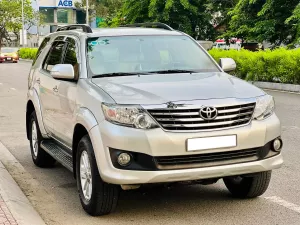 Toyota Fortuner 2.7V 4x2 AT 2014 - Bán ô tô Toyota Fortuner 2.7V 4x2 AT đời 2014, màu bạc, giá 450tr