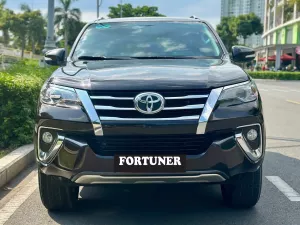 Toyota Fortuner 2.7V 4x2 AT 2018 - Bán xe Toyota Fortuner 2.7V 4x2 AT năm 2018, màu nâu, nhập khẩu nguyên chiếc