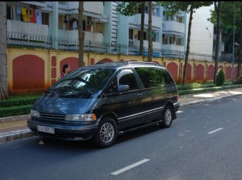 Toyota Previa   1992 - Bán Toyota Previa đời 1992, màu xám