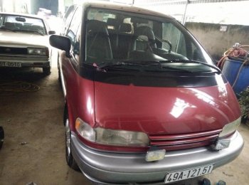 Toyota Previa 1991 - Bán Toyota Previa đời 1991, màu đỏ, nhập khẩu