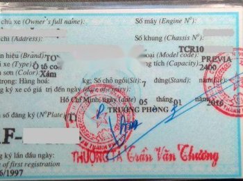 Toyota Previa 1992 - Bán Toyota Previa năm sản xuất 1992, màu xanh lam  