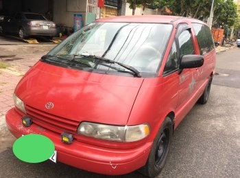 Toyota Previa 1991 - Cần bán xe Toyota Previa 2.4 AT đời 1991, màu đỏ, nhập khẩu
