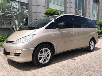 Toyota Previa 2.4 AT 2005 - Bán xe Toyota Previa 2.4 AT 2005, màu vàng, xe nhập chính chủ 