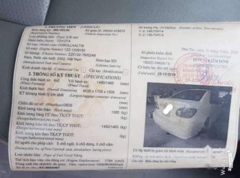 Toyota Corolla Altis 2002 - Cần bán Toyota Corolla altis năm sản xuất 2002, màu trắng, xe nhập