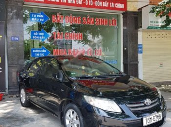 Toyota Corolla Altis 1.8G MT 2009 - Bán gấp Toyota Corolla altis 1.8G MT đời 2009, màu đen, chính chủ